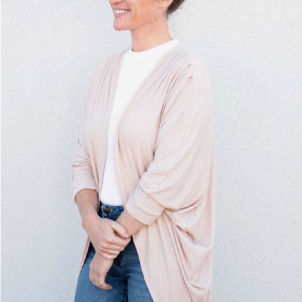 Ribbed cardigan